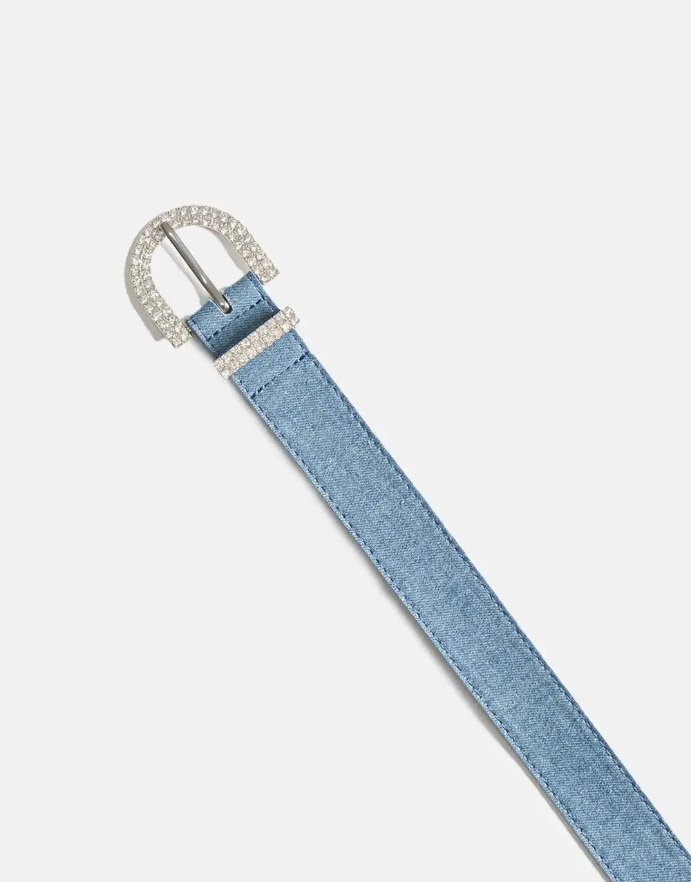 Sissy Boy Denim Diamante Belt Blue - Subwear