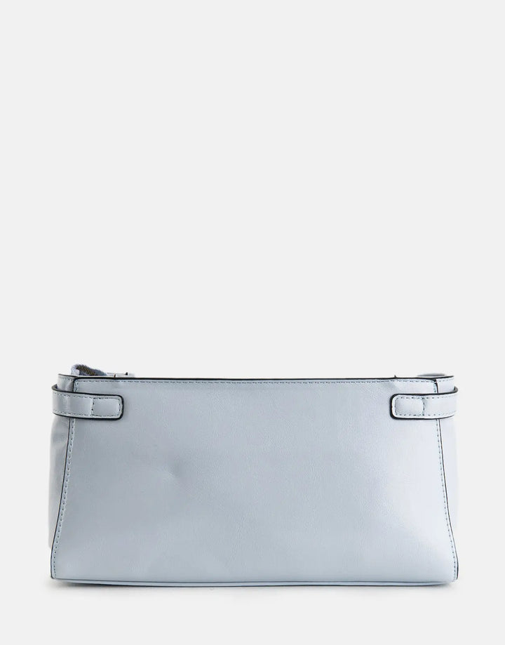 Sissy Boy Gold Trip Strap Detail Blue Shoulder Bag - Subwear