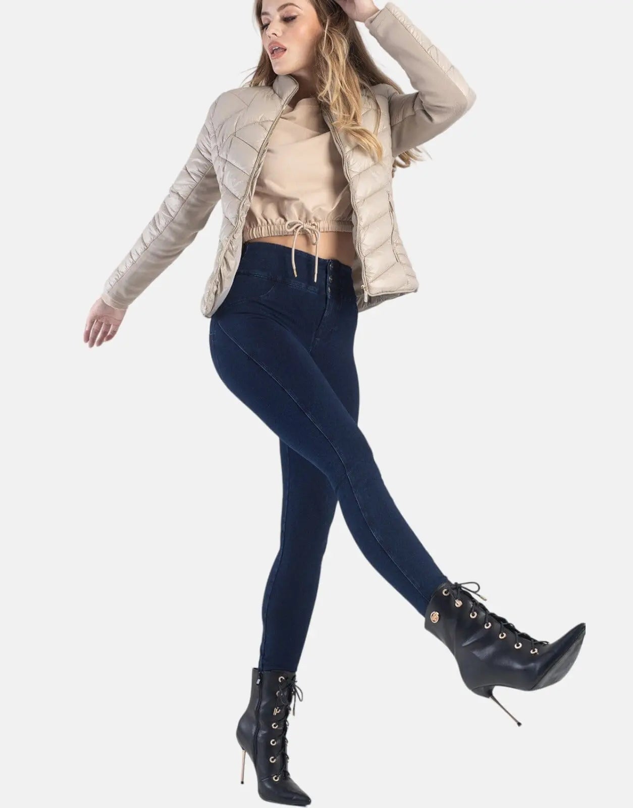 Sissy Boy Hi Rise Exposed Dark Vintage Jeans - Subwear