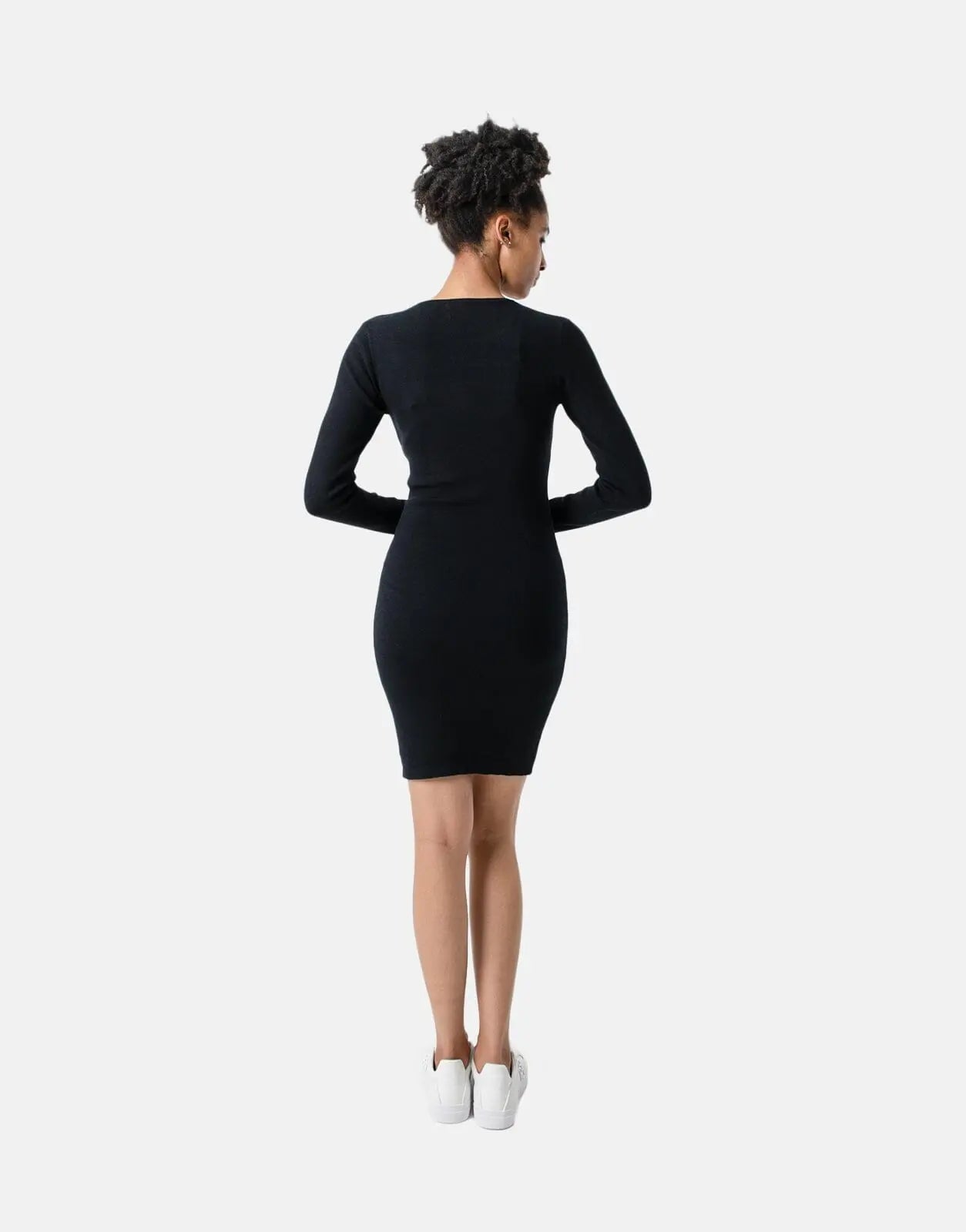 Sissy Boy Knitted Bling Logo Dress Black - Subwear