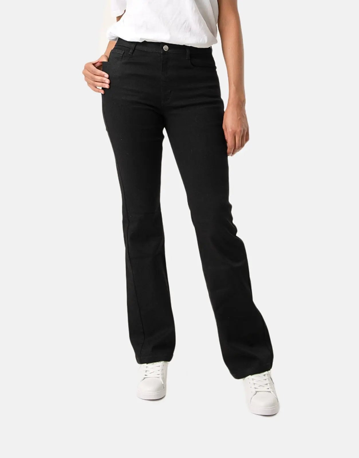 Sissy Boy Mid Rise Bootleg Black Jeans - Subwear