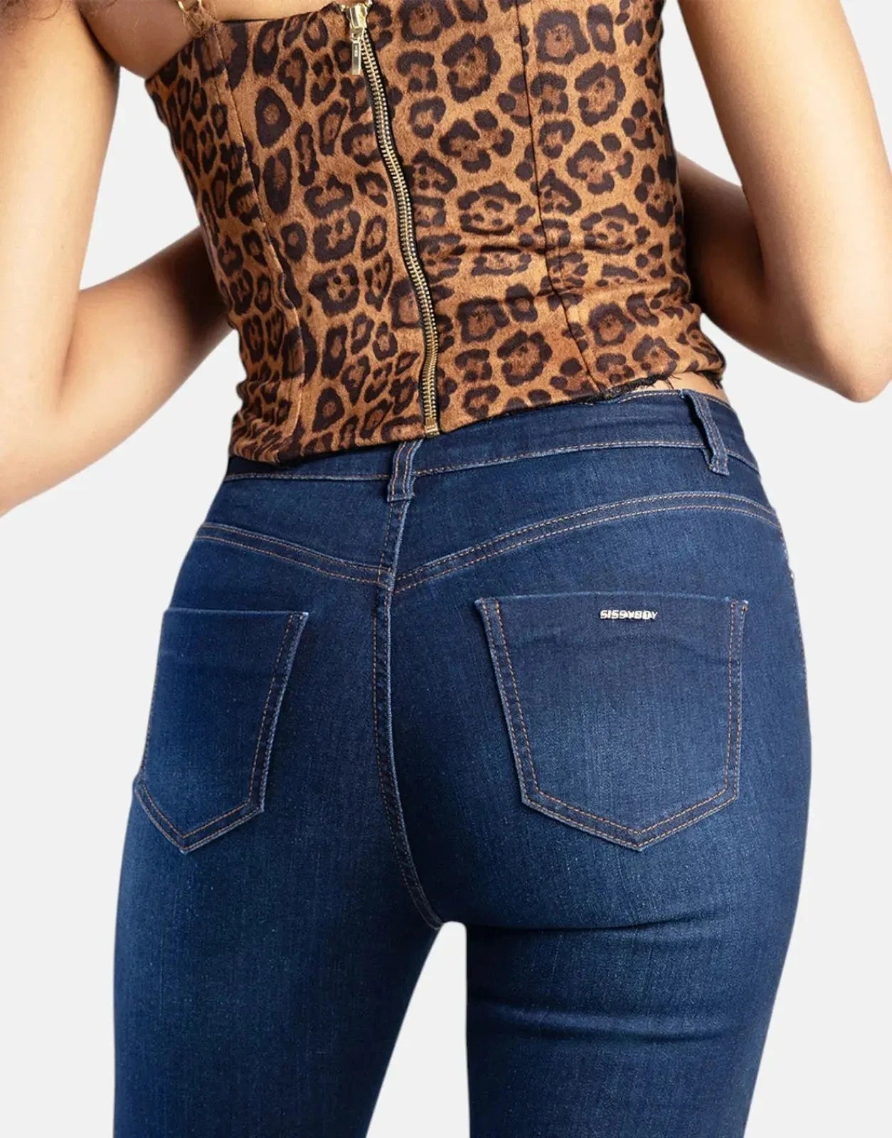 Sissy Boy Mid Waist Skinny Jeans Dark Vintage - Subwear