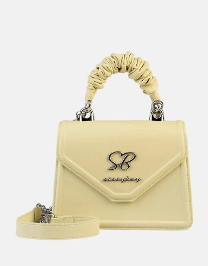 Sissy Boy Pastal Pom Pom Strap Yellow Bag - Subwear
