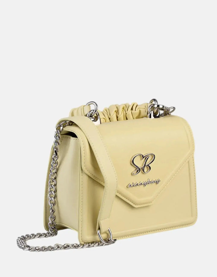 Sissy Boy Pastal Pom Pom Strap Yellow Bag - Subwear