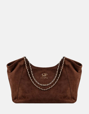Sissy Boy Unstructured Huge Chocolate Shopper Bag - Subwear