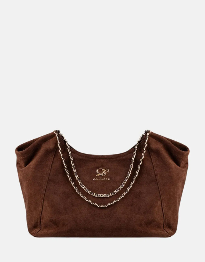 Sissy Boy Unstructured Huge Chocolate Shopper Bag - Subwear