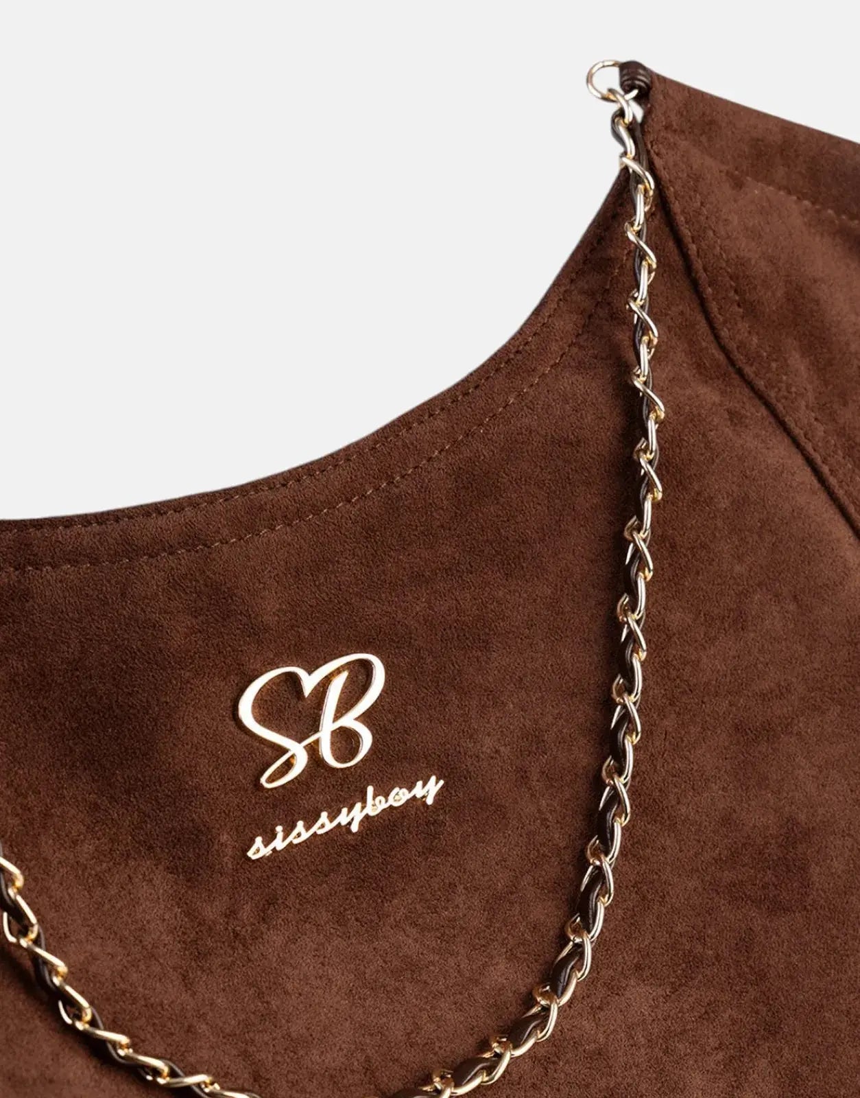 Sissy Boy Unstructured Huge Chocolate Shopper Bag - Subwear