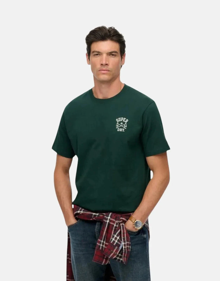 Superdry Athletic Club Enamel Green T-Shirt - Subwear