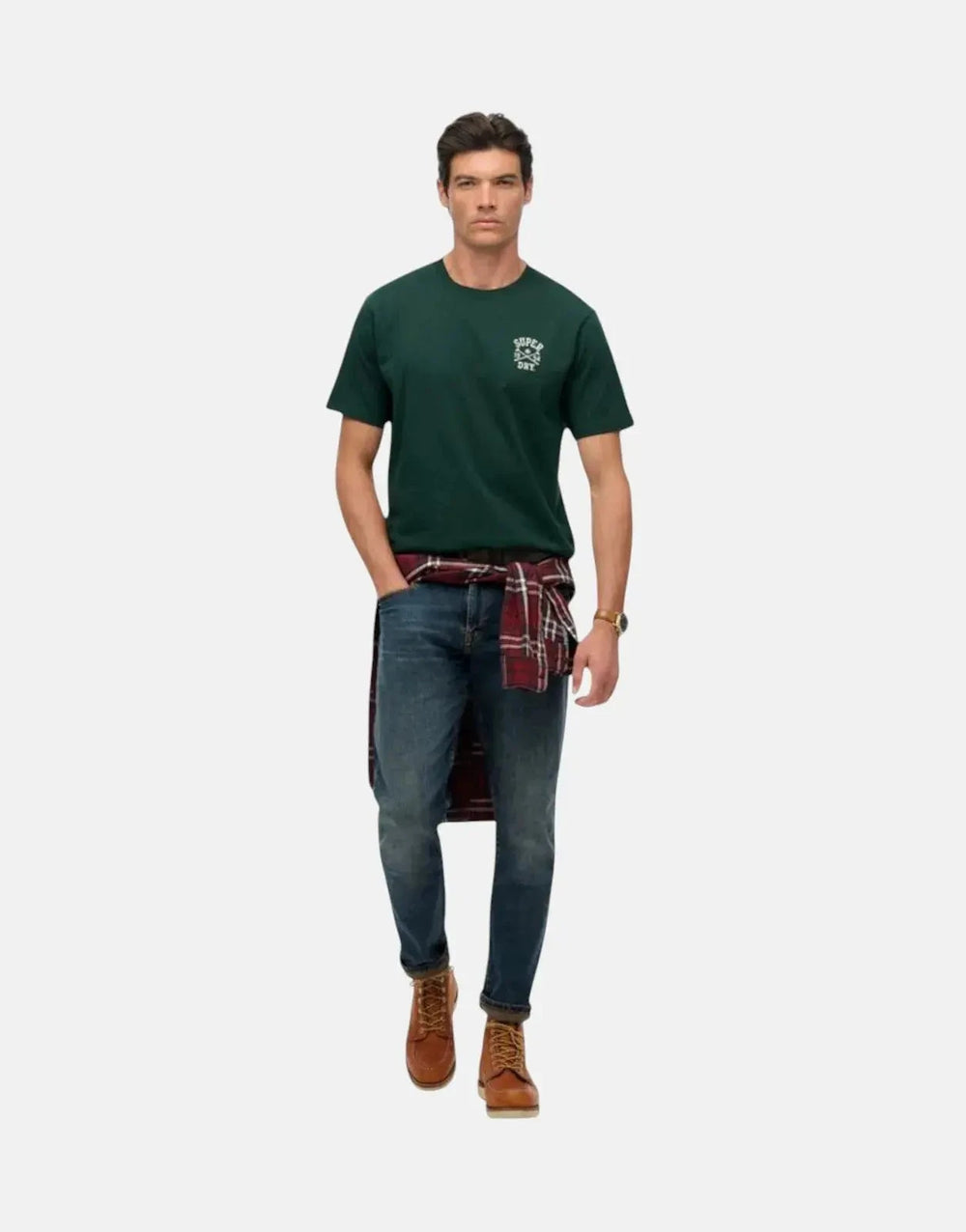 Superdry Athletic Club Enamel Green T-Shirt - Subwear