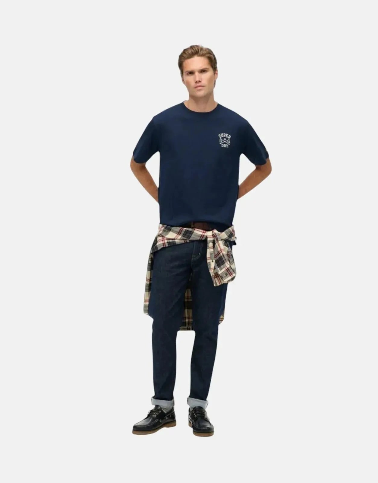 Superdry Athletic Club Nautical Navy T-Shirt - Subwear