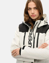 Superdry Colour Block White/Black Windbreaker Jacket - Subwear
