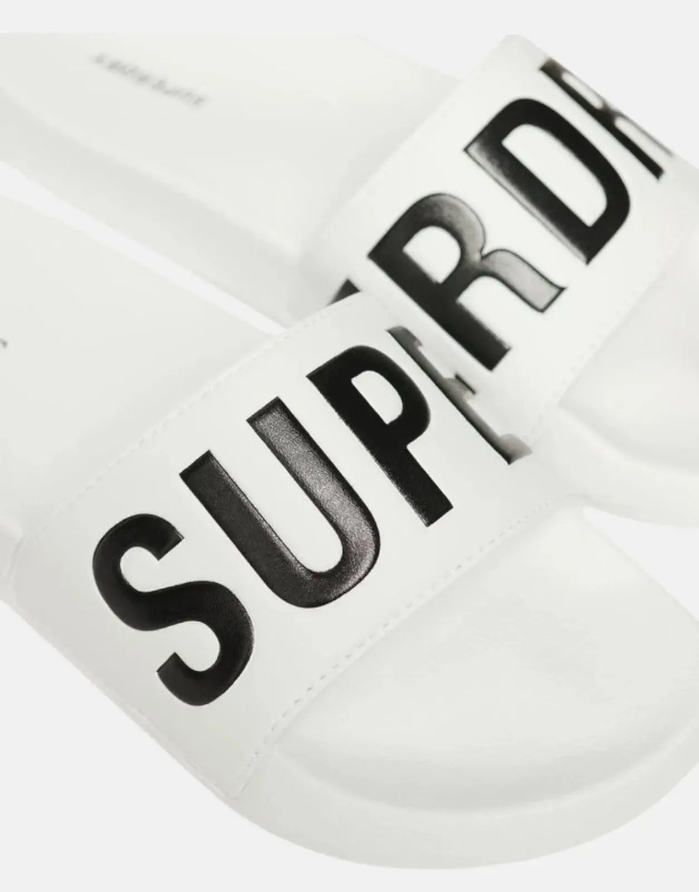 Superdry Core Pool Brilliant White Slides - Subwear