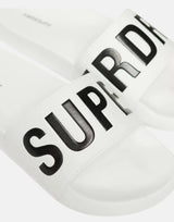Superdry Core Pool Brilliant White Slides - Subwear