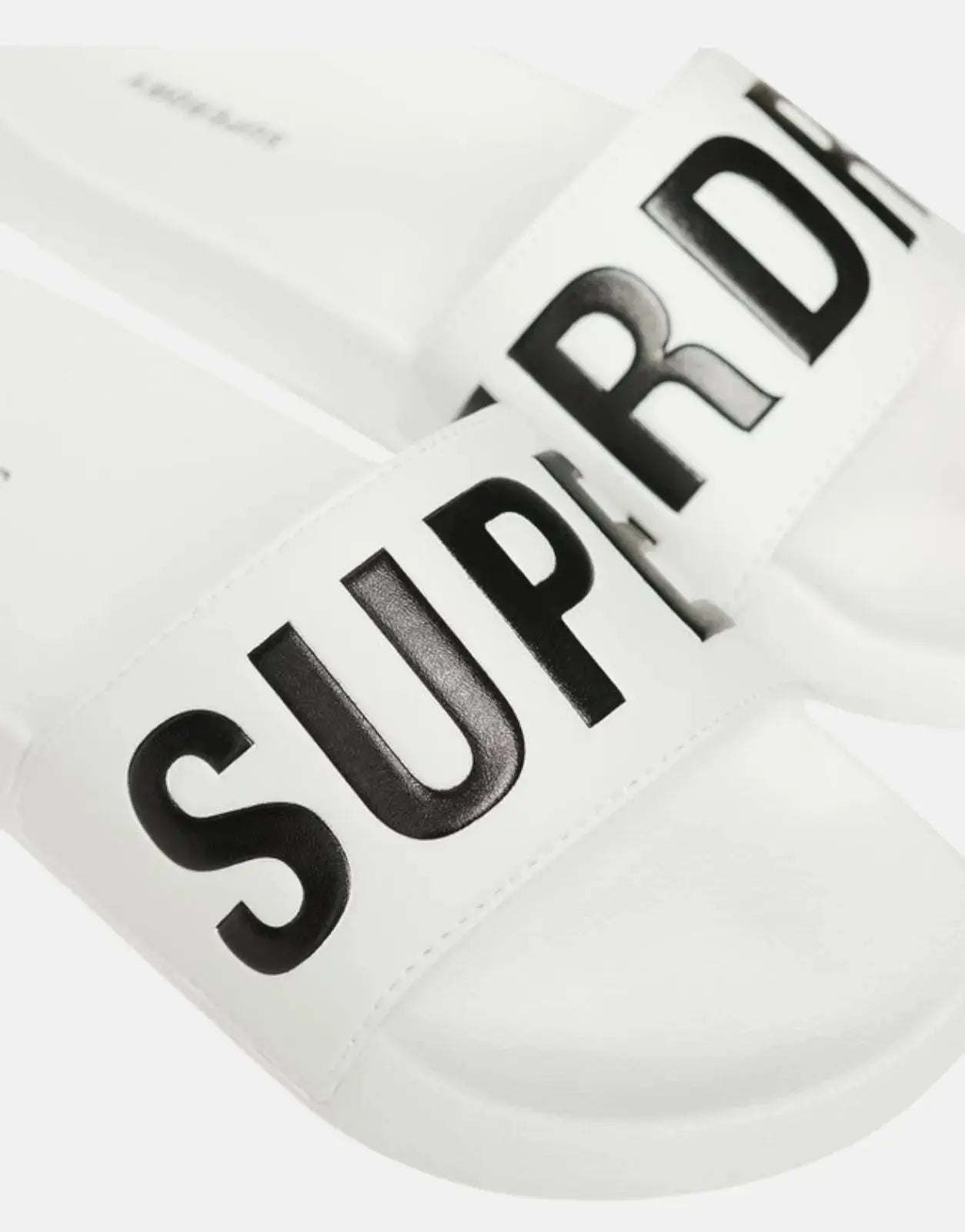 Superdry Core Pool Brilliant White Slides - Subwear