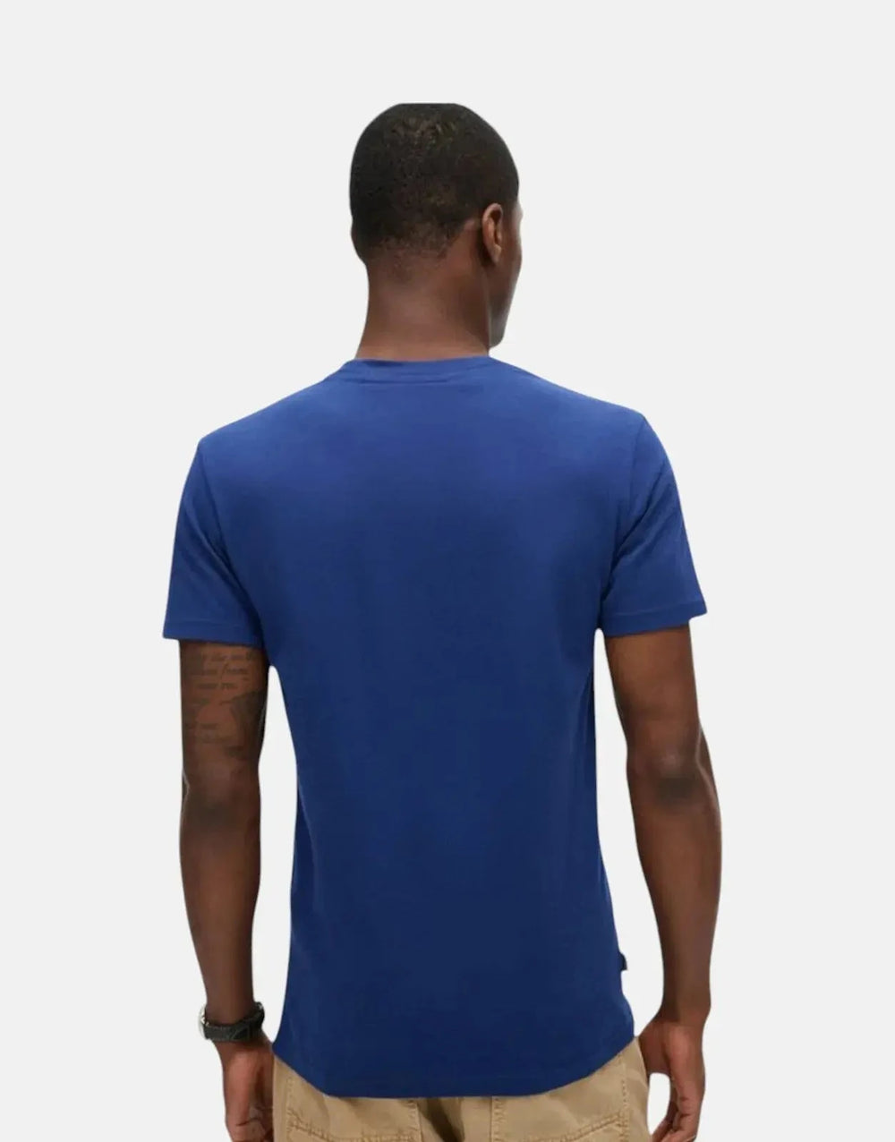Superdry Essential Logo EMB Mid Blue T-Shirt - Subwear