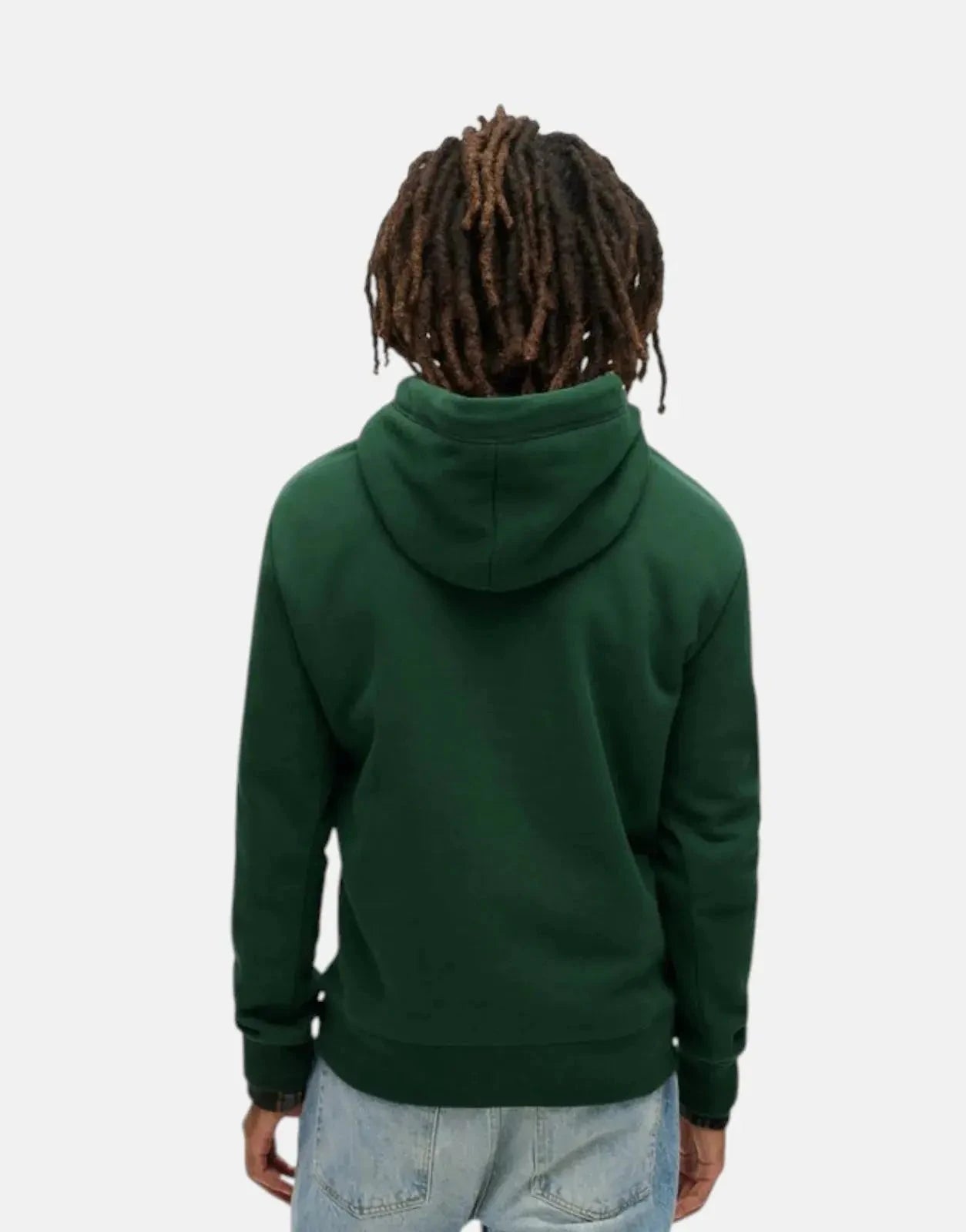 Superdry Essential Logo Enamel Green/Orange Hoodie - Subwear