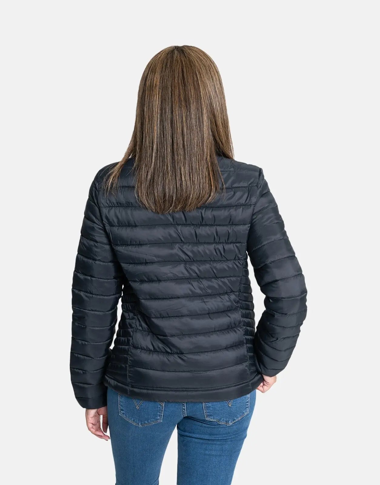 Superdry Fuji Lite Padded Puffer Black Jacket - Subwear