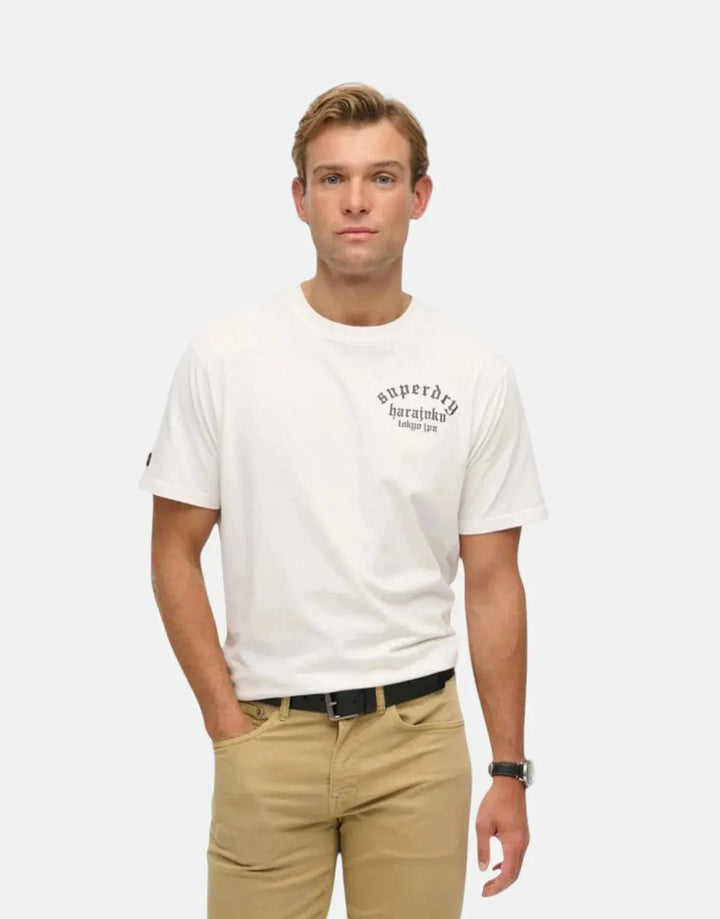 Superdry Neo Trad Tattoo Loose Optic T-Shirt - Subwear