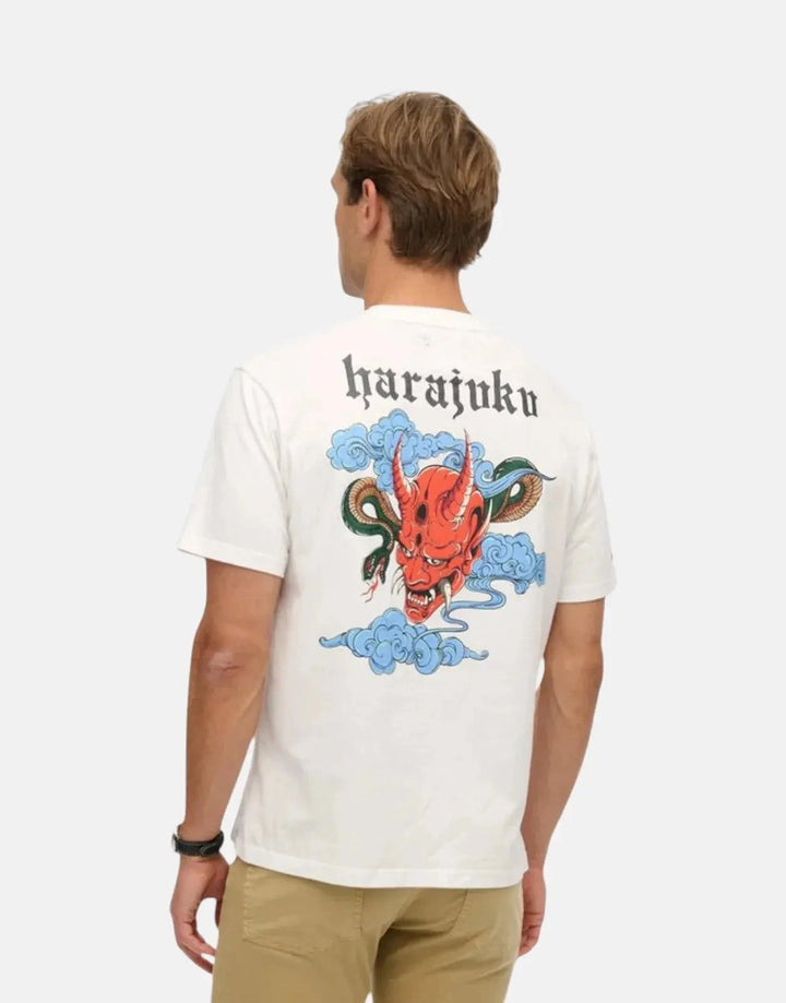 Superdry Neo Trad Tattoo Loose Optic T-Shirt - Subwear