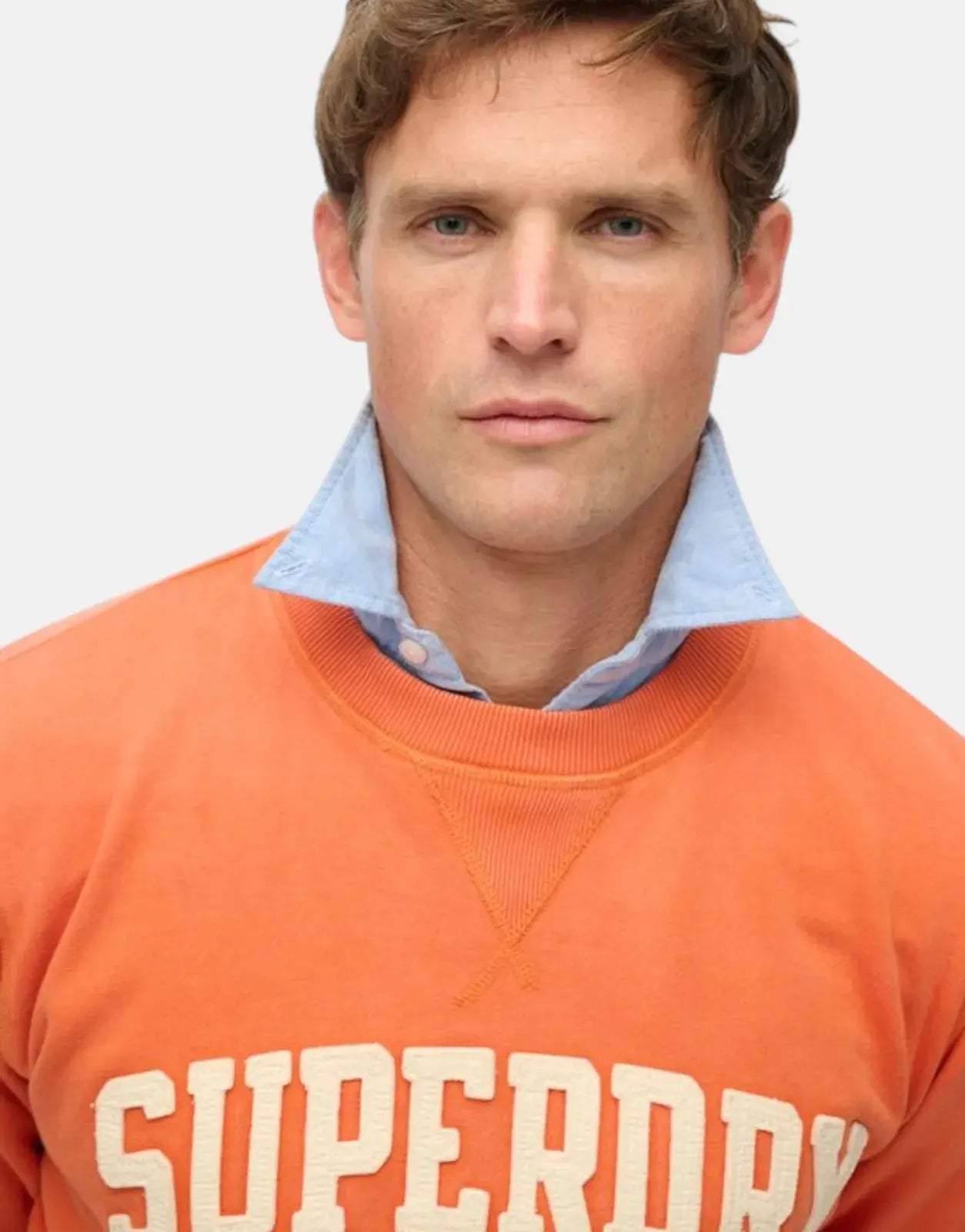 Superdry Vintage Athletic Preppy Orange Sweatshirt - Subwear