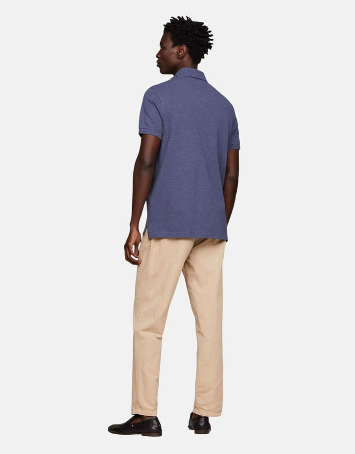 Tommy Hilfiger 1985 Slim Denim Blue Polo Shirt - Subwear