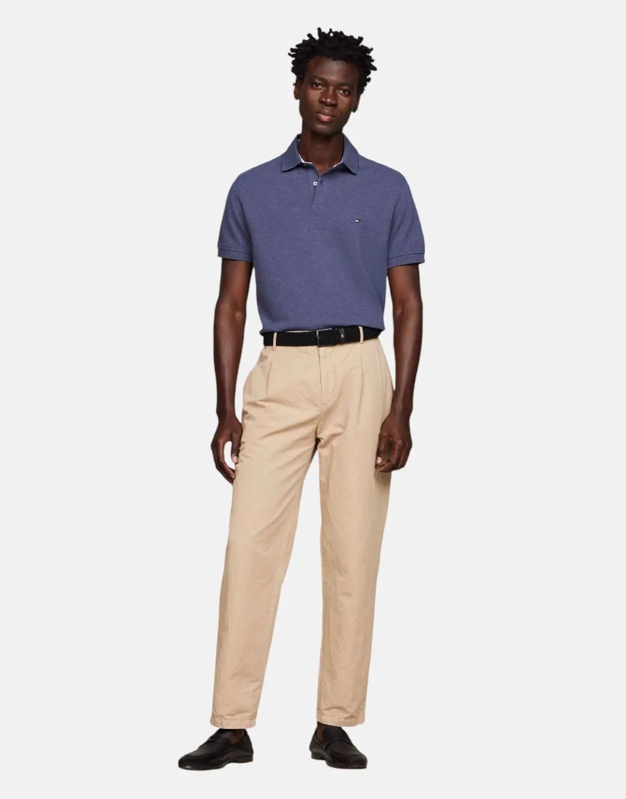 Tommy Hilfiger 1985 Slim Denim Blue Polo Shirt - Subwear