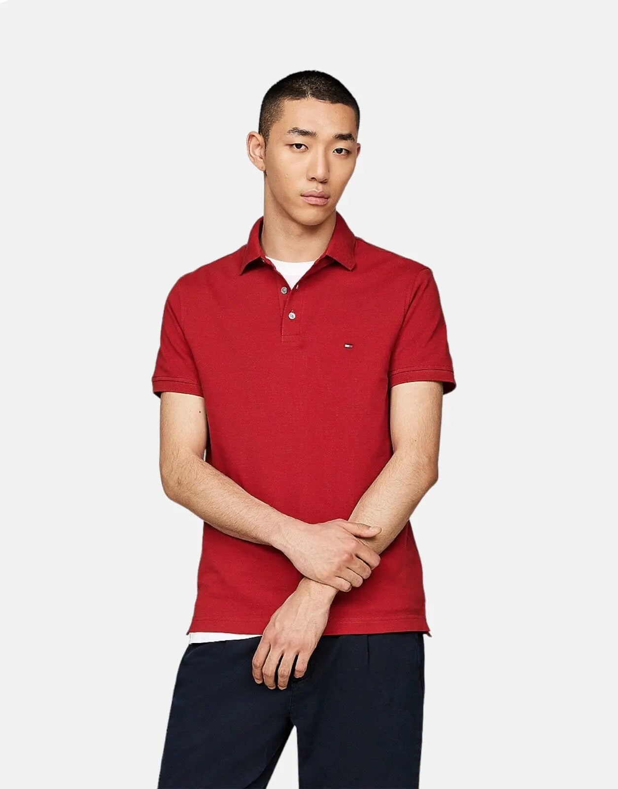 Tommy Hilfiger 1985 Slim Polo Shirt Red - Subwear