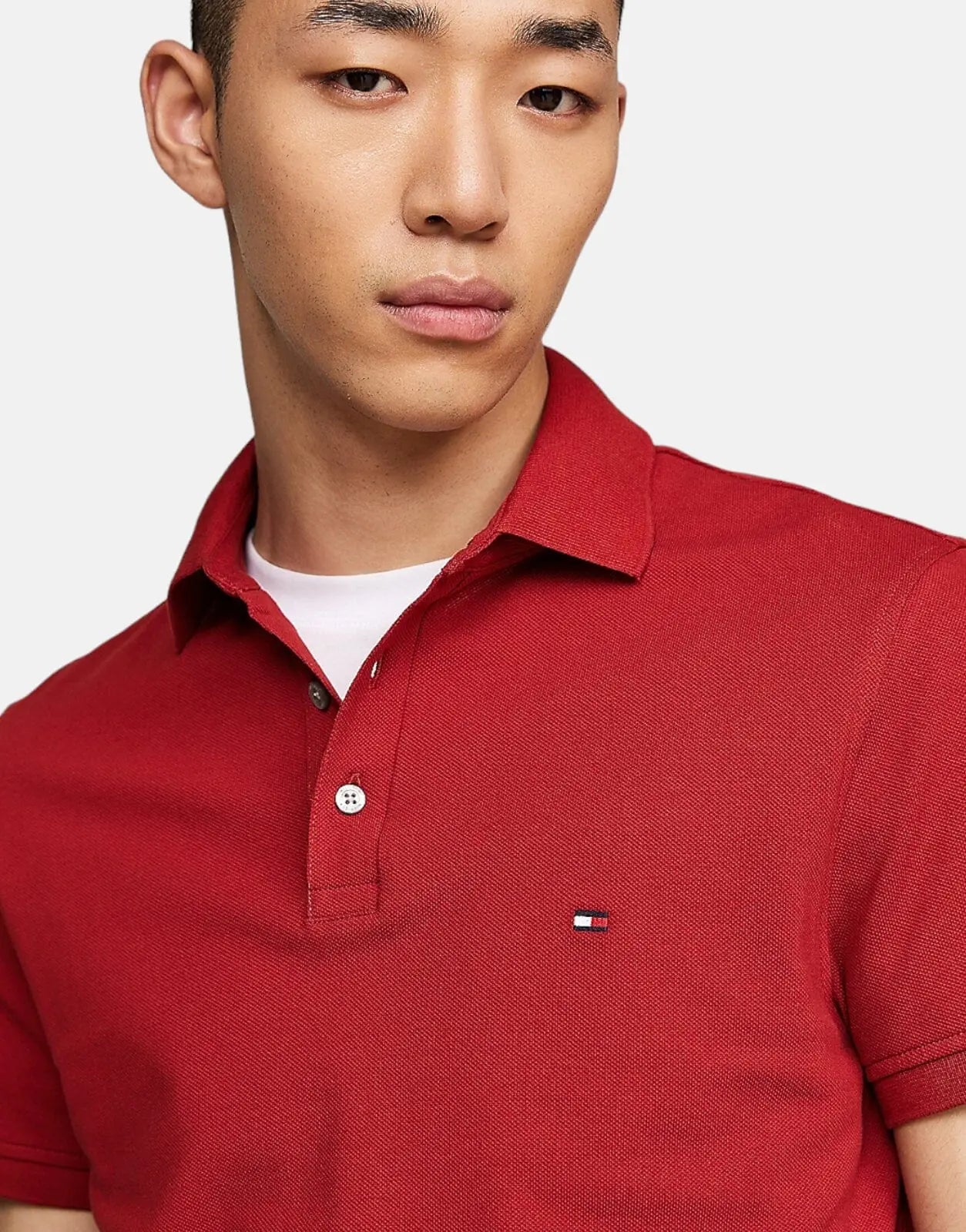 Tommy Hilfiger 1985 Slim Polo Shirt Red - Subwear