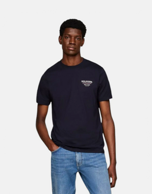 Tommy Hilfiger Global Stripe Navy T-Shirt - Subwear