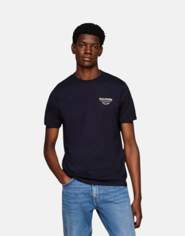 Tommy Hilfiger Global Stripe Navy T-Shirt - Subwear