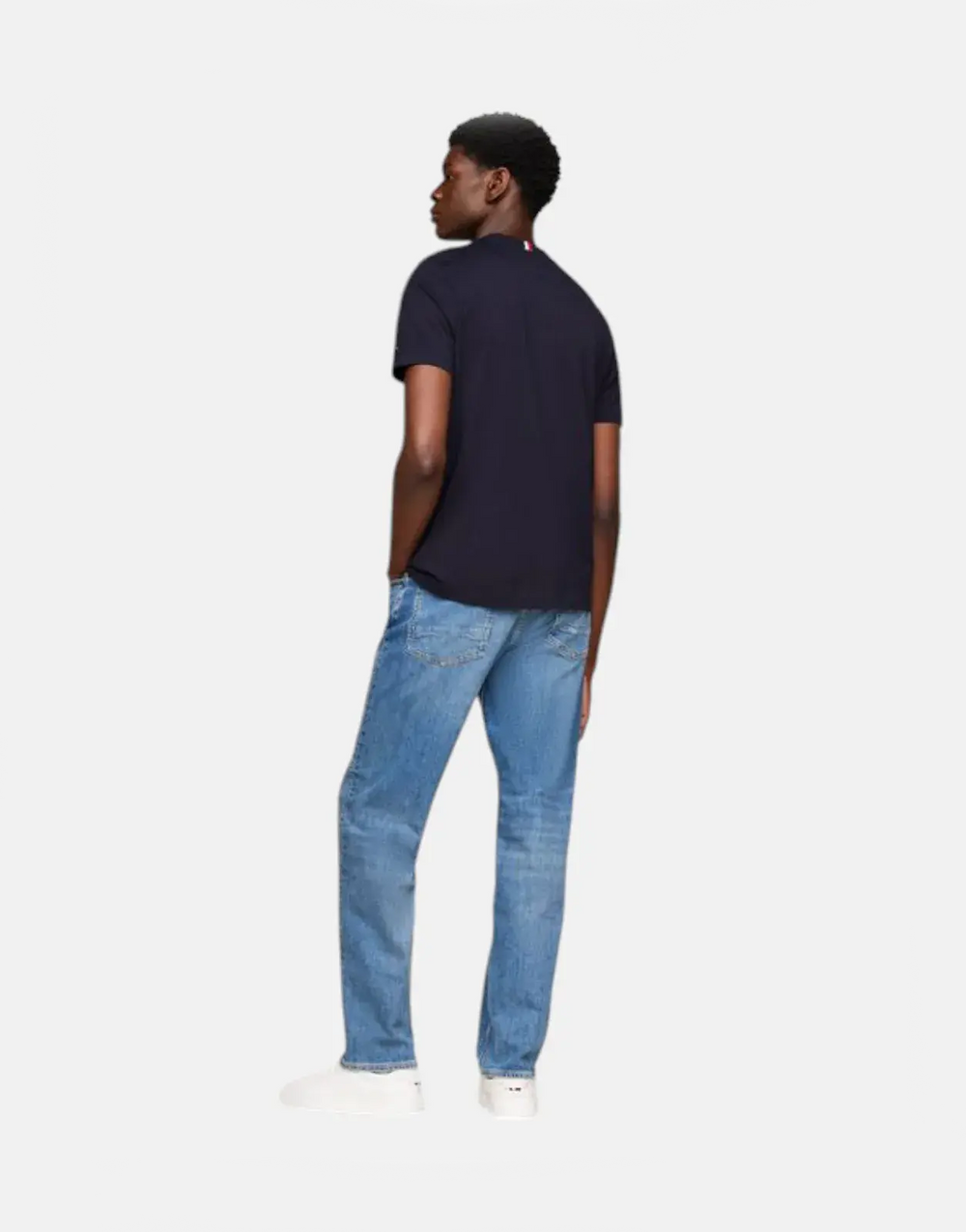 Tommy Hilfiger Global Stripe Navy T-Shirt - Subwear