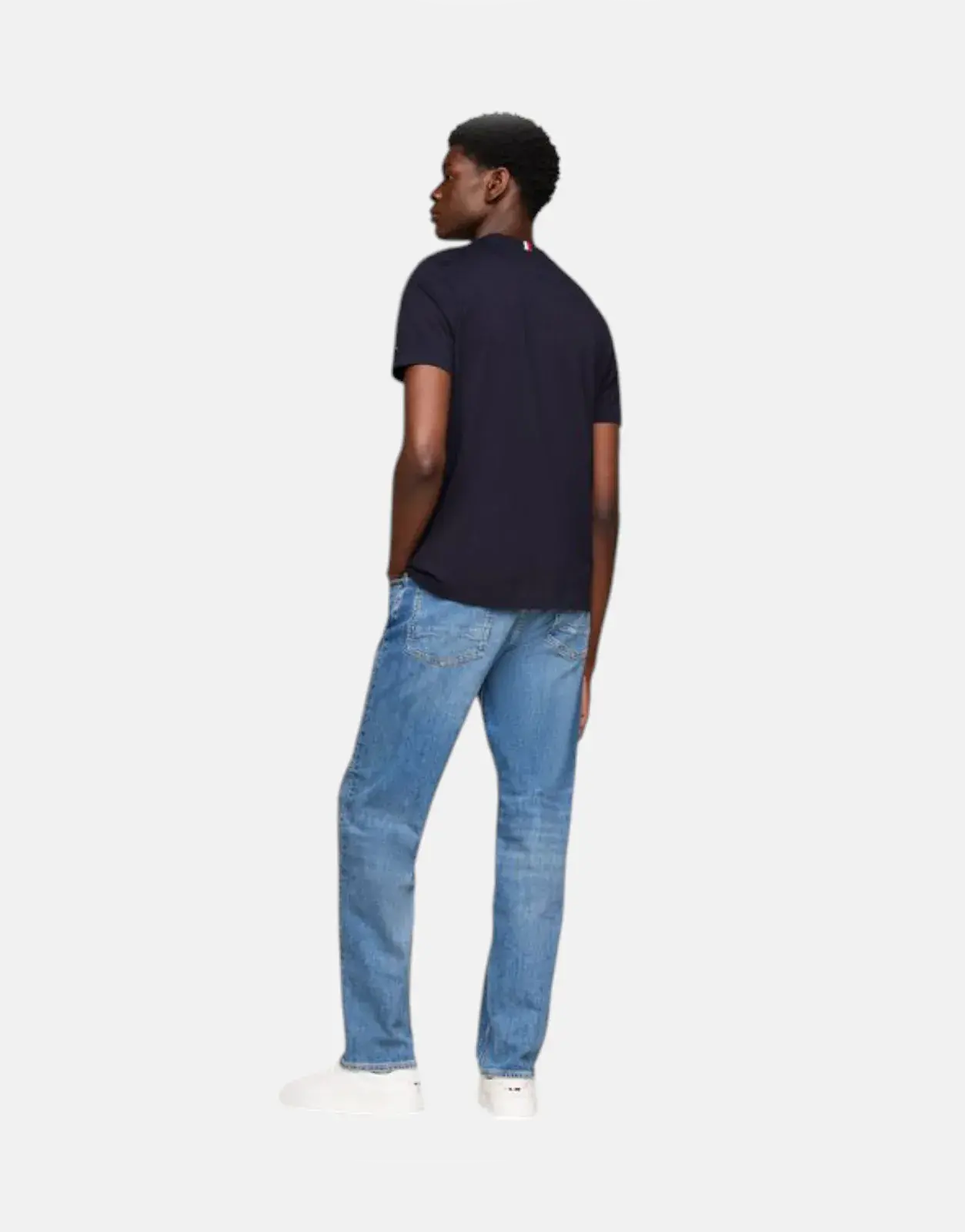 Tommy Hilfiger Global Stripe Navy T-Shirt - Subwear