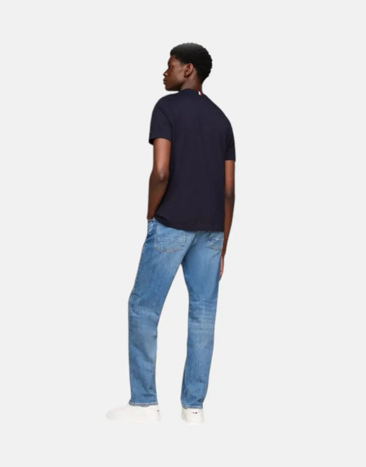 Tommy Hilfiger Global Stripe Navy T-Shirt - Subwear