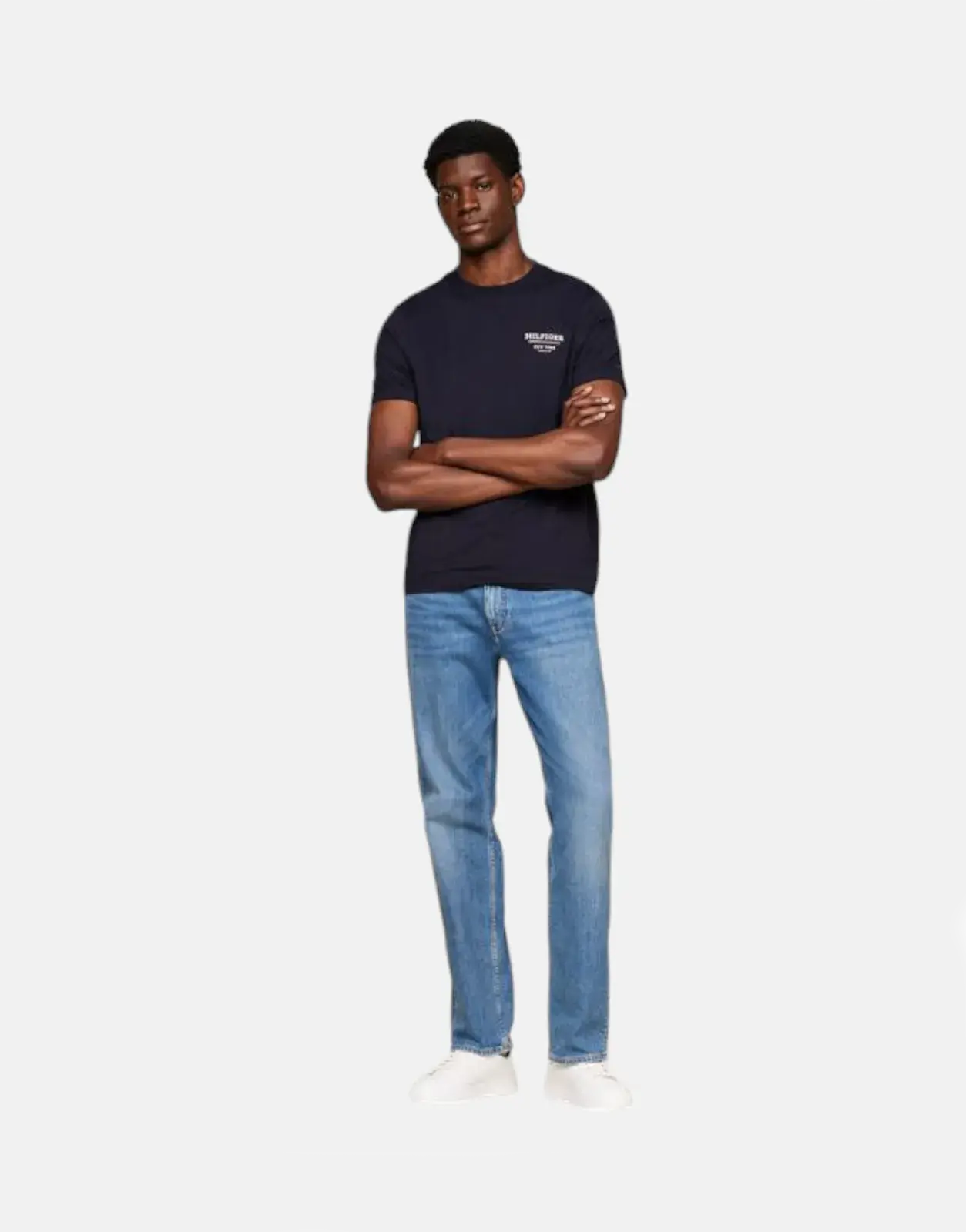 Tommy Hilfiger Global Stripe Navy T-Shirt - Subwear