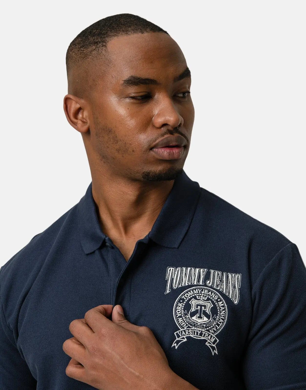 Tommy Hilfiger Jeans Rlxd Varsity Navy Polo - Subwear
