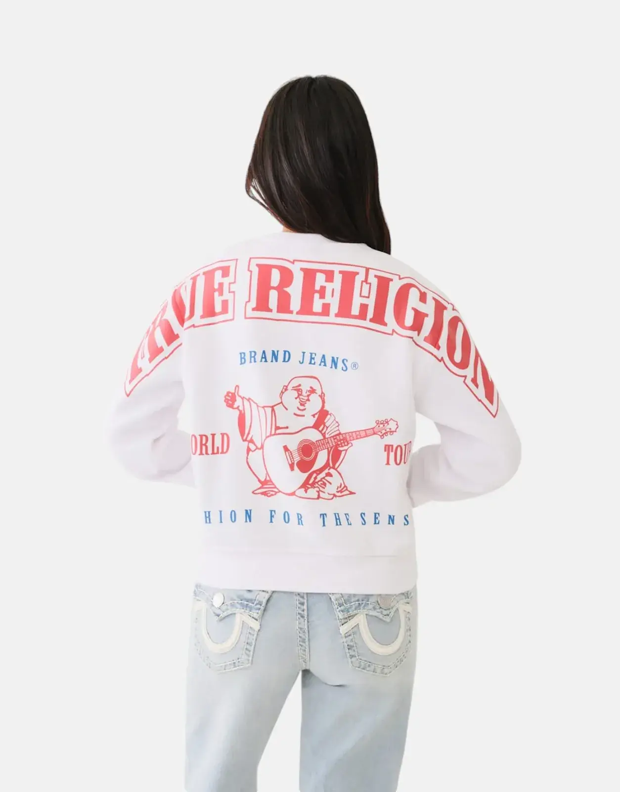 True Religion Anniversary White Sweatshirt - Subwear