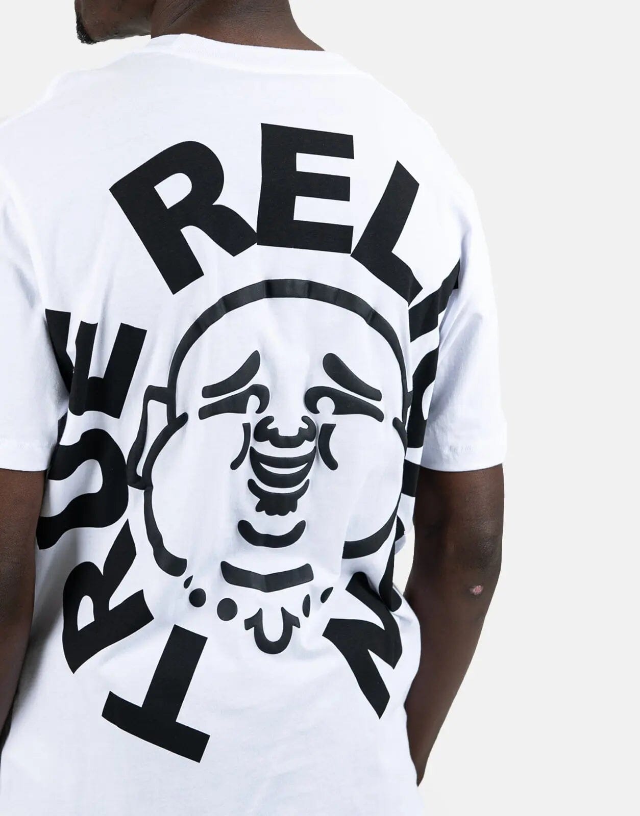 True Religion Buddha Face White T-Shirt - Subwear