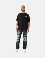 True Religion Fish Eye City Jet Black T-Shirt - Subwear