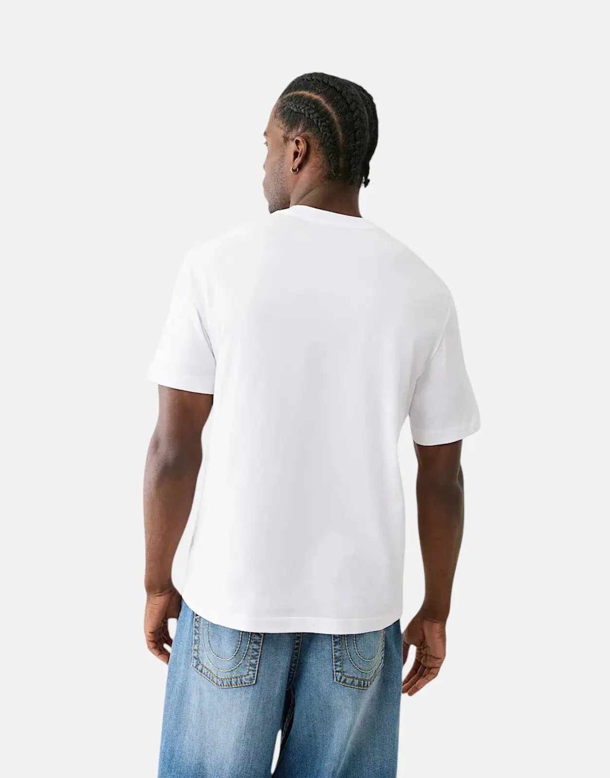 True Religion Freeway Patch White T-Shirt - Subwear