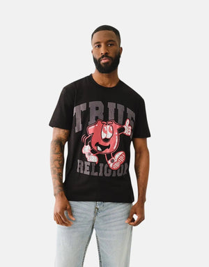 True Religion Good Shoey Jet Black T-Shirt - Subwear