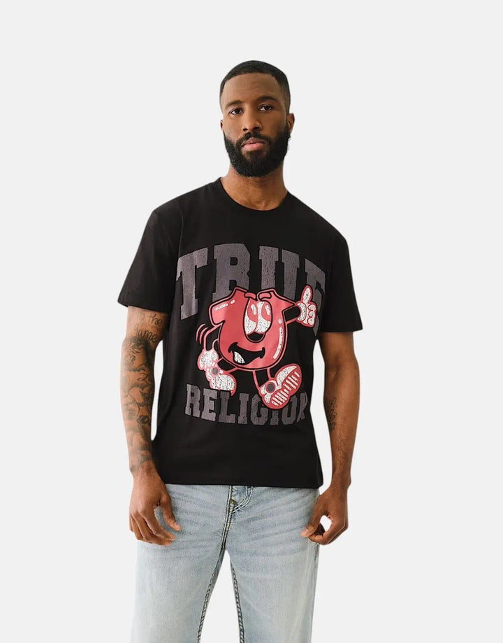 True Religion Good Shoey Jet Black T-Shirt - Subwear
