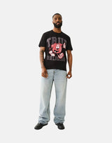 True Religion Good Shoey Jet Black T-Shirt - Subwear