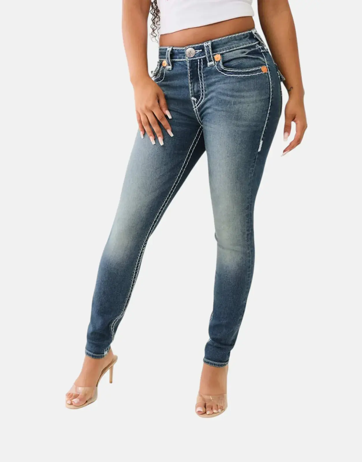 True Religion Jennie Mr Skinny Super T Jeans - Subwear