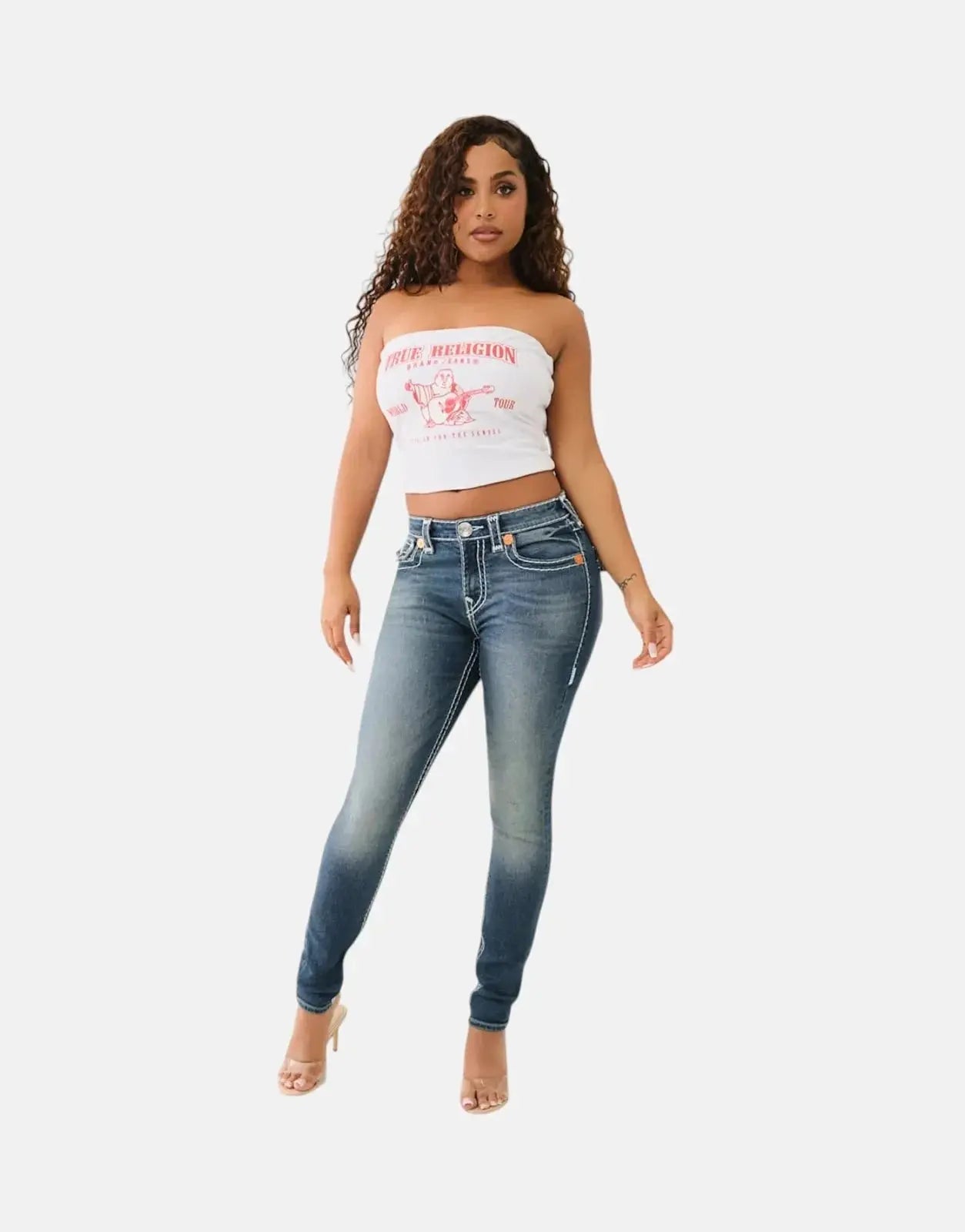 True Religion Jennie Mr Skinny Super T Jeans - Subwear