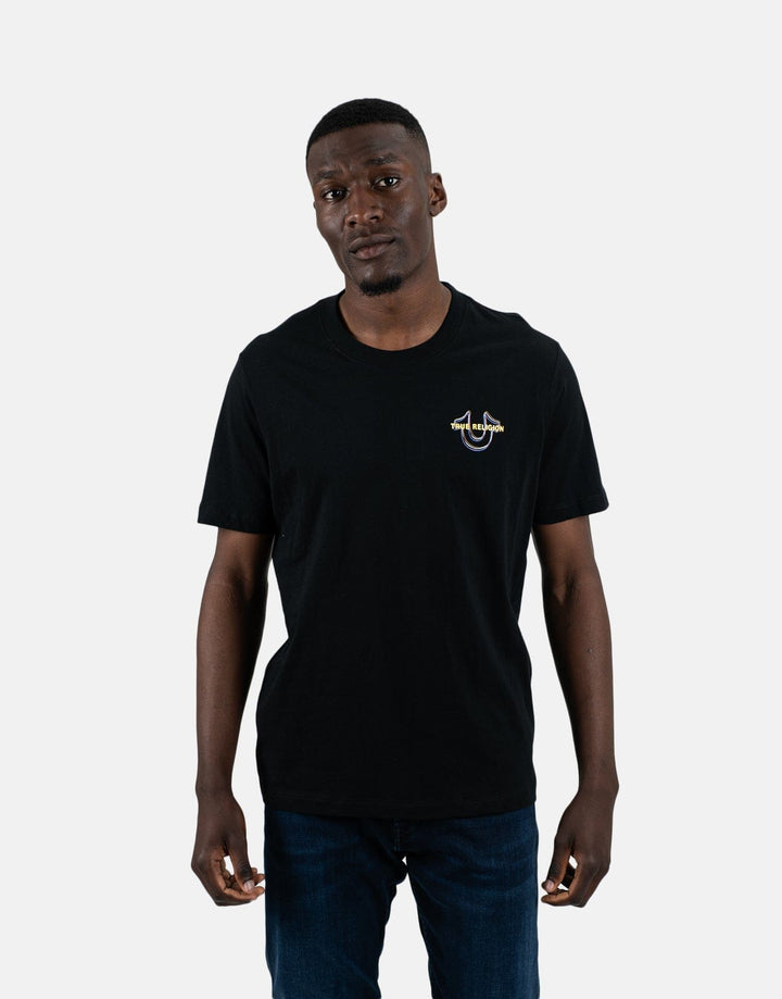 True Religion Multi HS Jet Black T-Shirt - Subwear