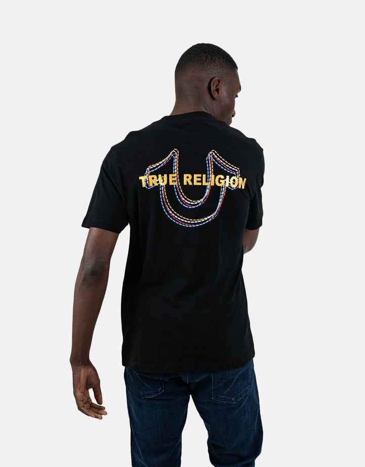 True Religion Multi HS Jet Black T-Shirt - Subwear