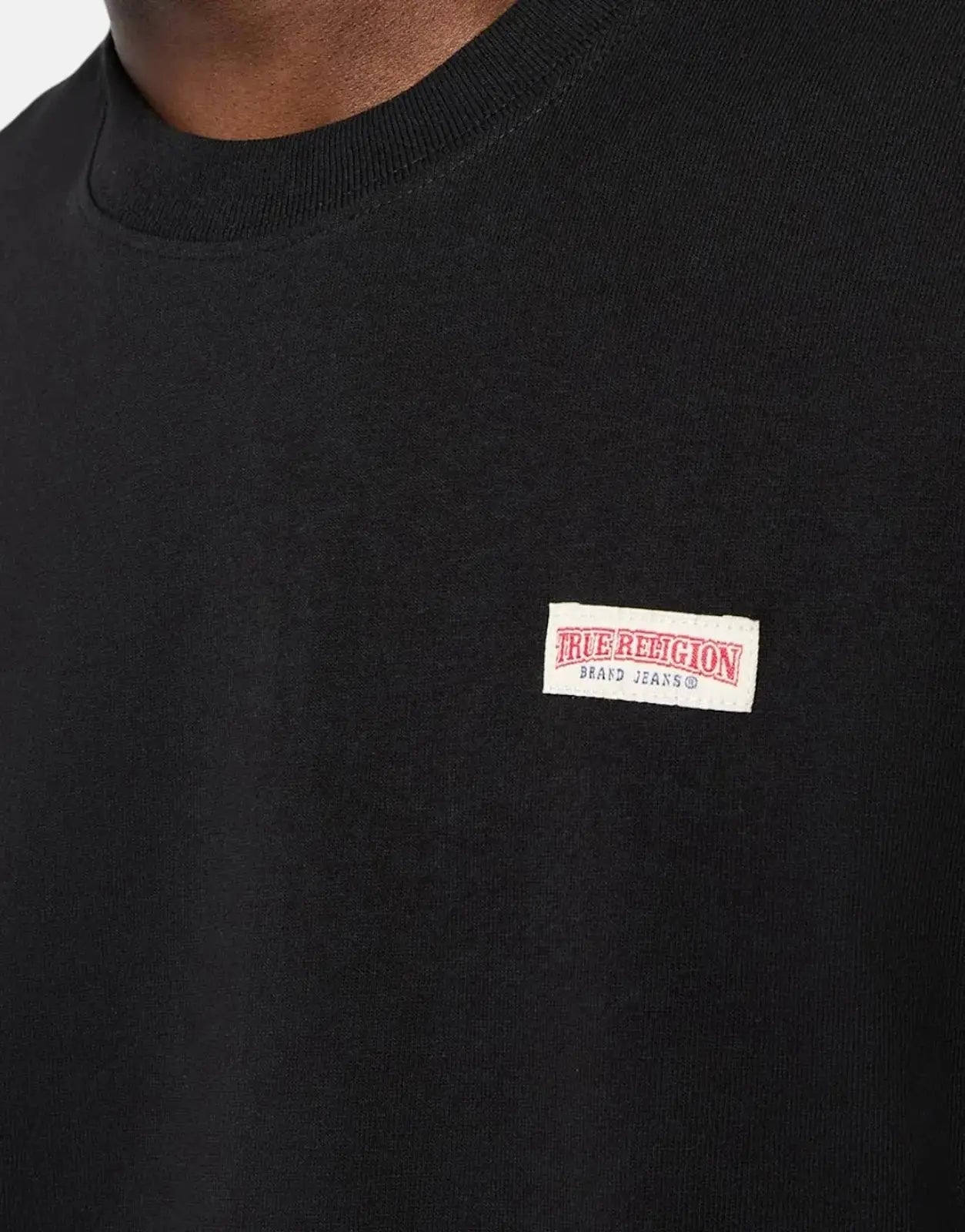 True Religion OG Label Black T-Shirt - Subwear
