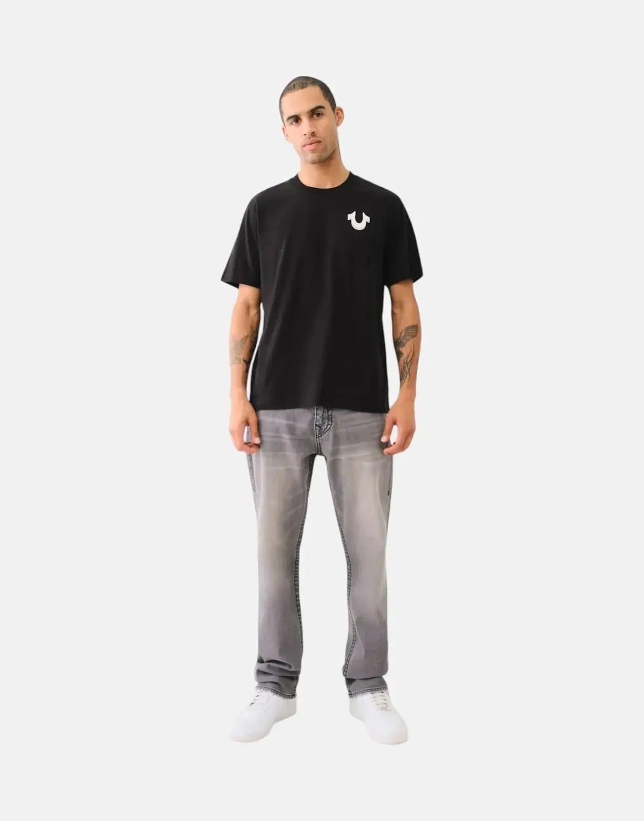 True Religion Paris Tokyo T-Shirt Black - Subwear
