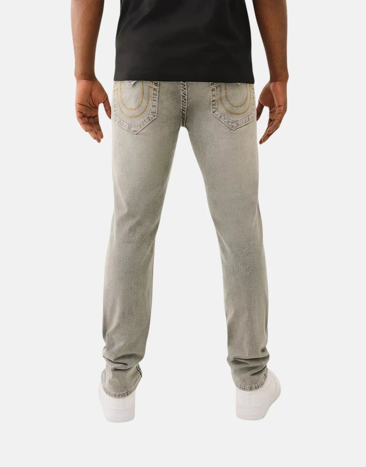 True Religion Rocco Big T Flap Skinny Grey Jeans - Subwear