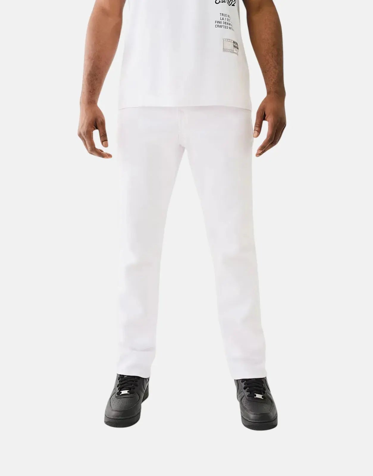 True Religion Rocco SN NF 32IN Optic White Jeans - Subwear